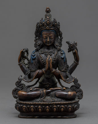 Chenrezig Vintage Statue