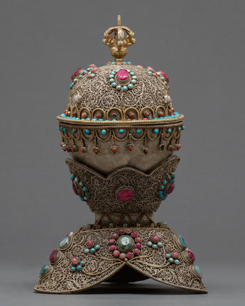 Ancient Kapala Skull Bowl