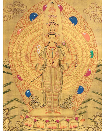 Avalokiteshavara Thangka Painting