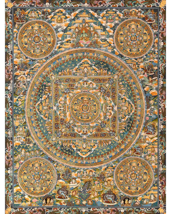 Mandala Buddha Thangka
