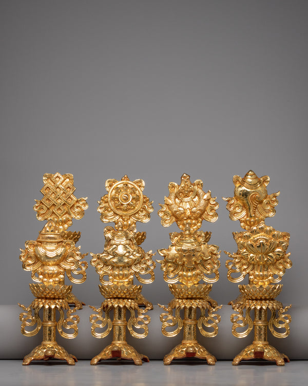 Buddhist Ashtamangala Set 