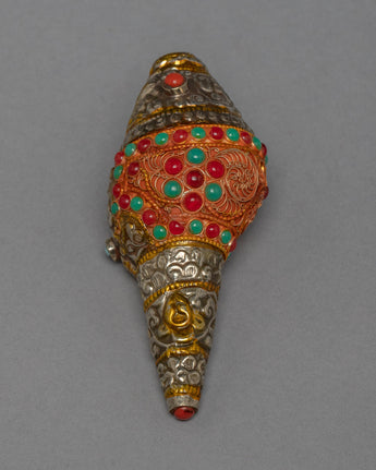 24k Gold Plating Sankha