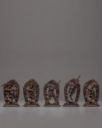 Buddhist Dakini Statue Set