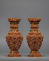 Buddhist Flower Vase Set