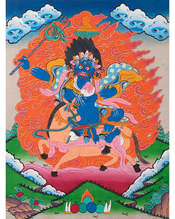 Goddess Palden Lhamo Thangka