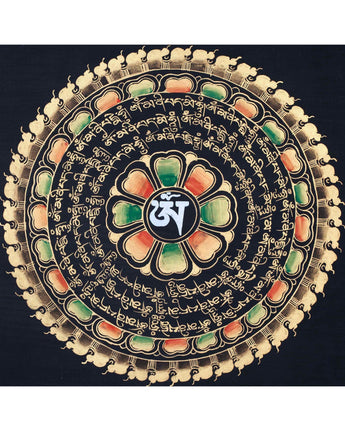 Gold Mantra Mandala