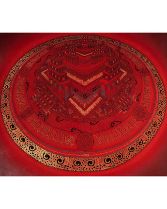 Golden Kalachakra Mandala