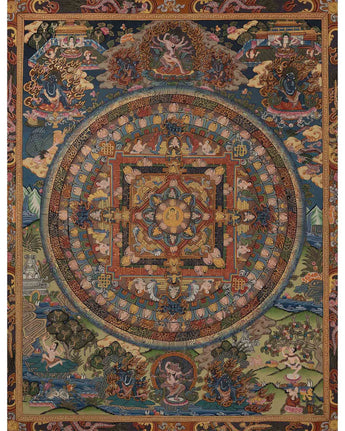 Hand Painted Mandala