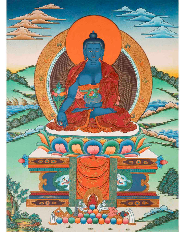 Healing Buddha Thangka