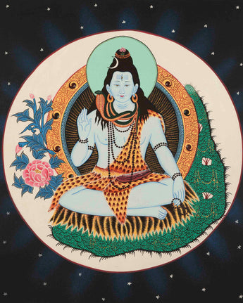 Lord Shiva Thangka