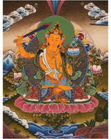 Manjushri Deity Thangka