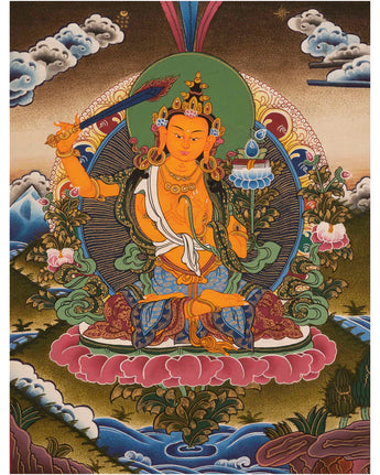 Manjushri Deity Thangka