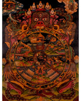 Oil Varnished Wheel Of Life