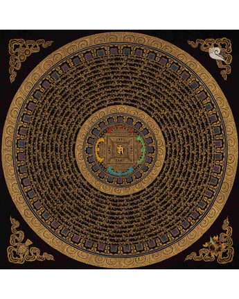 Om Mandala Thangka