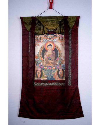 Shakyamuni Buddha With Brocade