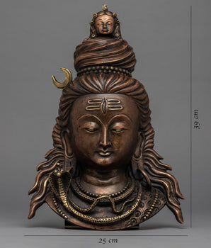 Mask Of Shiva Deity | Home Decoration