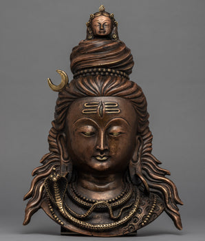 Mask Of Shiva Deity