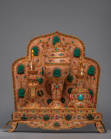 Standing Vajra, Bell And Conch