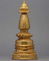 24K Gold Plated Stupa
