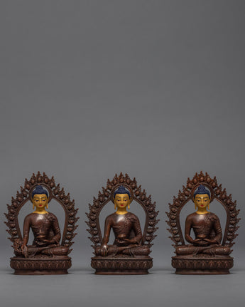 3 Wise Buddhas Statue Set
