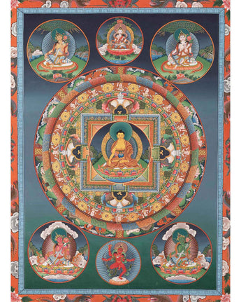 buddhist mandala painting