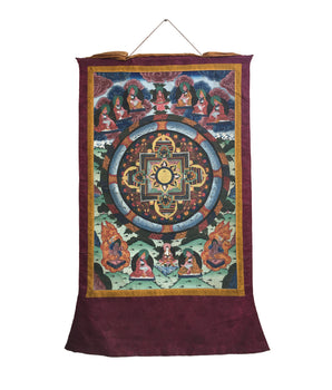 Buddhist Mandala | Tibetan Monks , Dakini , Mahakala and  Dharmapala