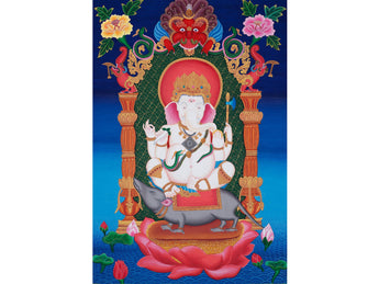 newari ganesh thangka