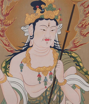 Death Japanese Deity Original Handpainted Thangka | Thangka Art
