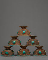 Tibetan offering bowl