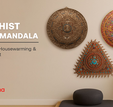 Buddhist Metal Mandala: The Perfect Housewarming & Wedding Gift