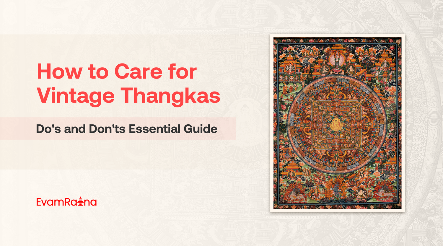 Manjushri Thangka: A Simple Yet Powerful Symbol of Wisdom and Clarity