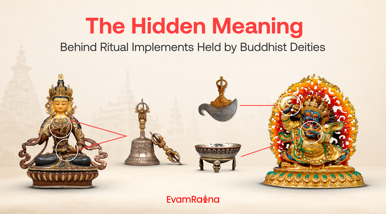 The Hidden Meaning Behind Ritual Implements Held by Buddhist Deities