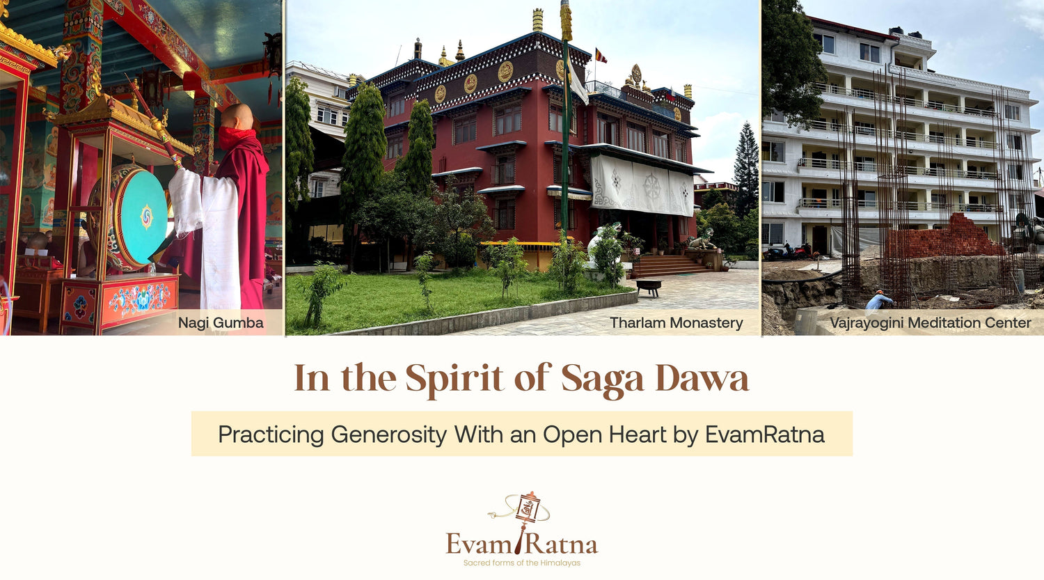 In the Spirit of Saga Dawa: Practicing Generosity With an Open Heart by EvamRatna