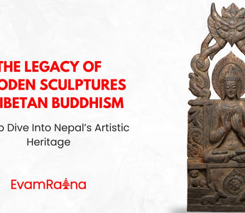 Wooden statues maintain their crucial position throughout Tibetan Buddhist cultural and spiritual elements, serving as both religious objects and instructional tools for devotion and sacramental functions