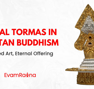 The metal Torma (Tibetan: gtor ma) distinguishes itself among Tibetan Buddhist ritual items as it represents eternal devotion through its dual purpose as a physical offering and spiritual instrument. 