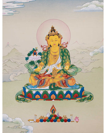 Kshitigarbha Thangka