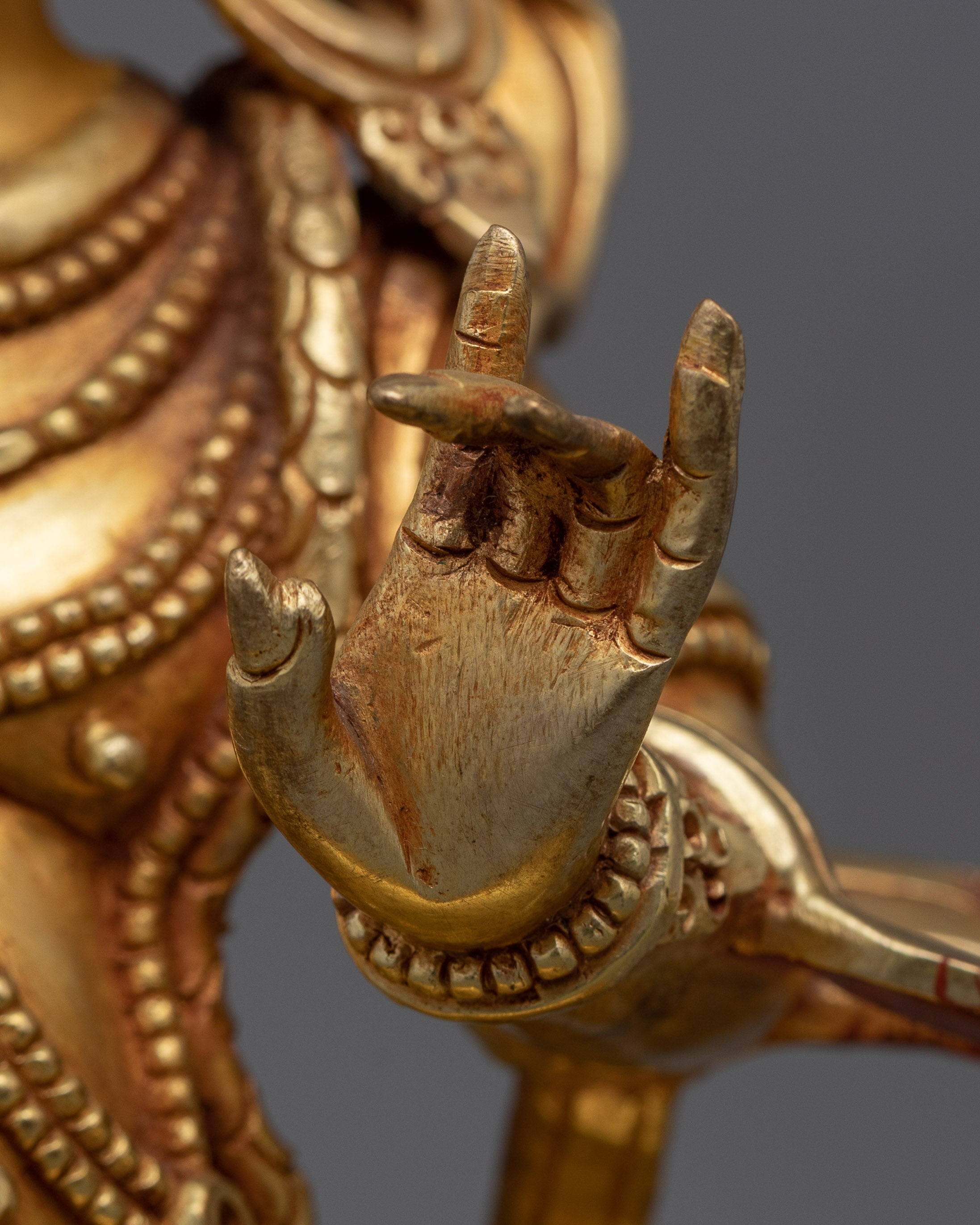 Buddhist Protector Vajrapani Traditional Figure | Guardian of Enlightenment Decor