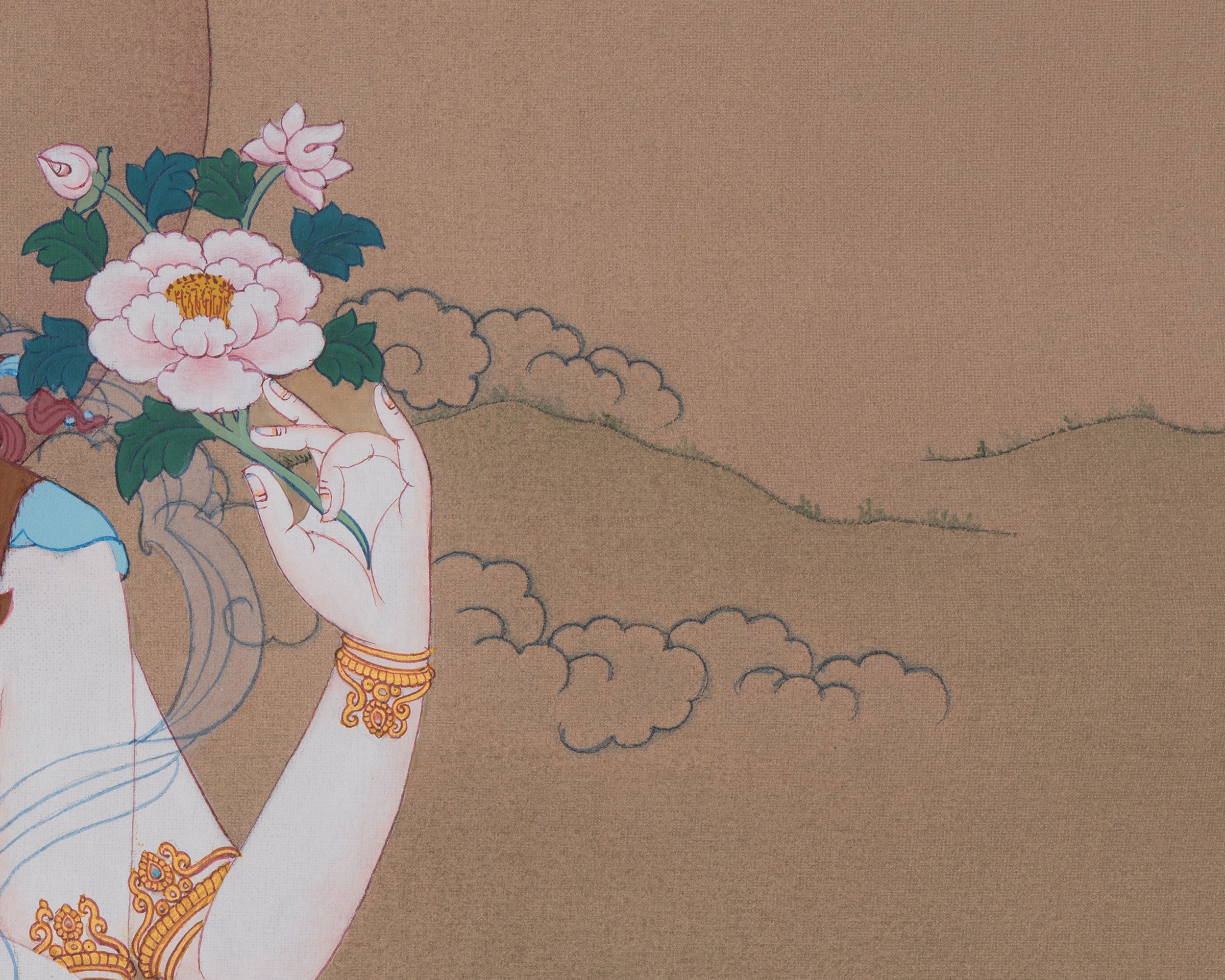 Chenrezig Compassion Deity Thangka | Avalokiteshvara Artwork | Mercy of all buddhas
