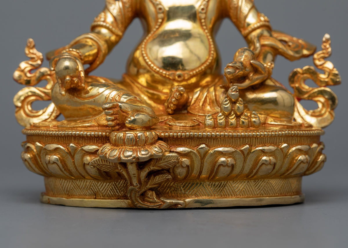 Deity of Wealth Dzambhala Sculpture | Abundance and Prosperity Embodied