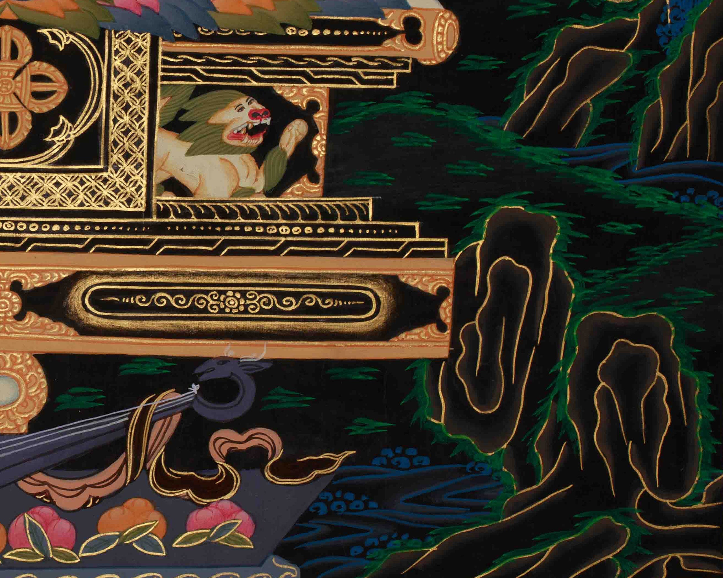 Tibetan Buddhist Shakyamuni Artwork | Historical Buddha | Siddhartha Gautama