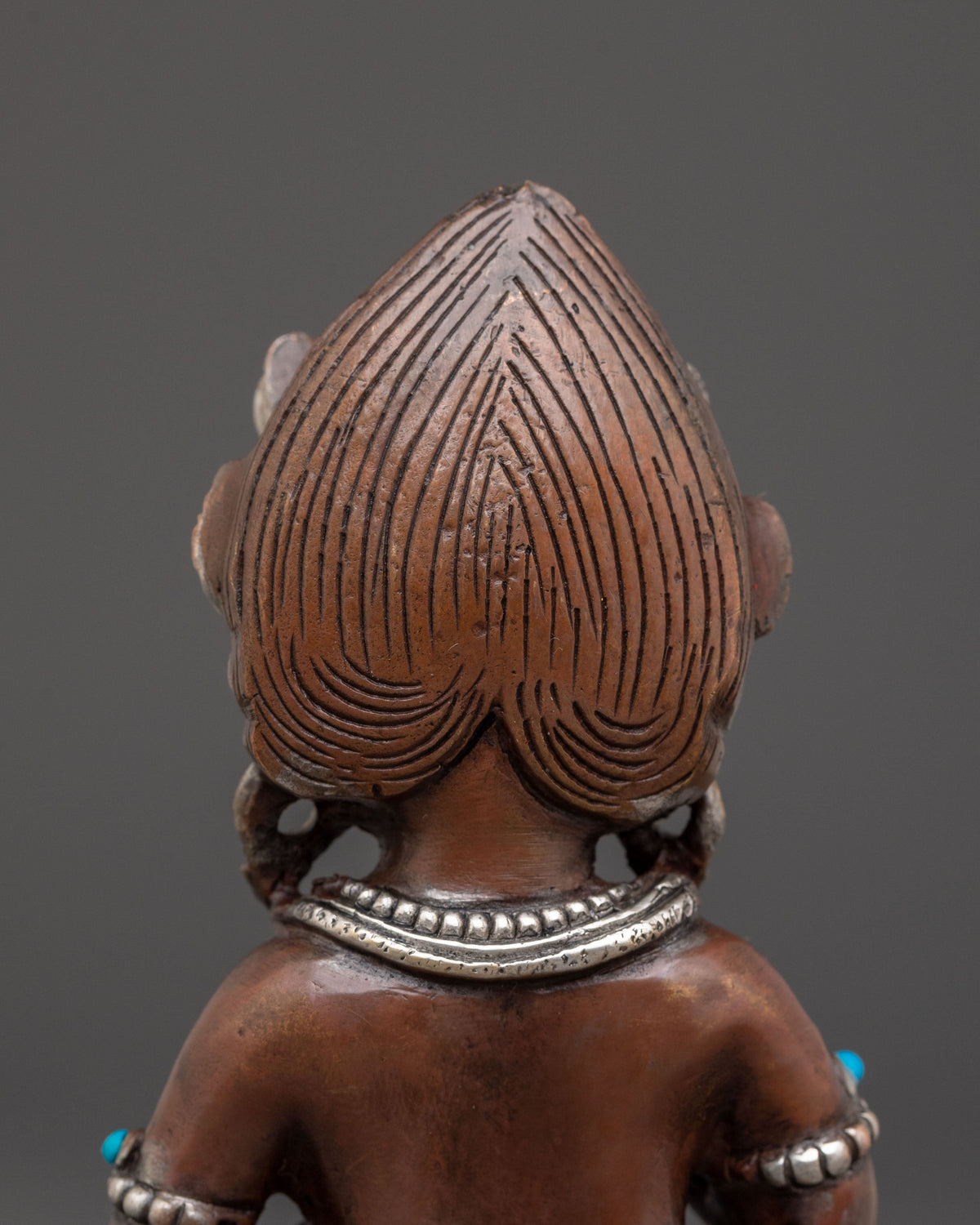 Black Dzambhala Sacred Statue | Buddhist Wealth Deity Art