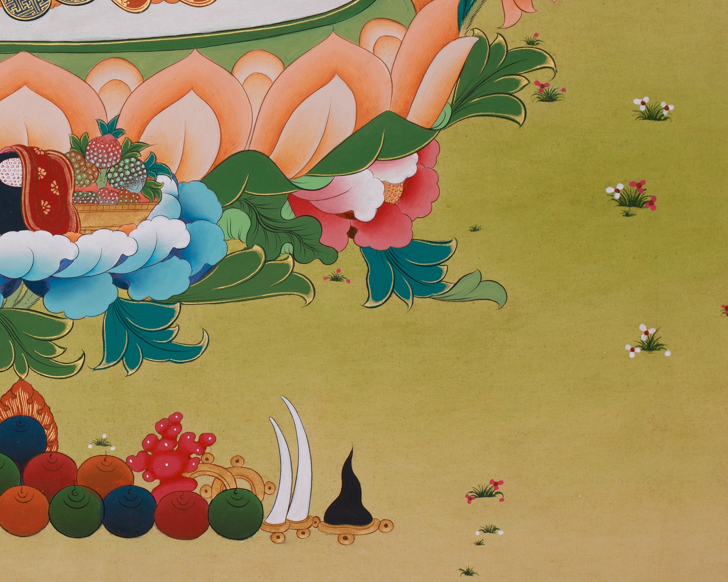 Vajrasattva Purification Deity Art | Tibetan Protector | Buddhist Artwork