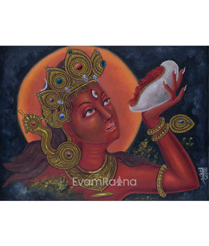 Vajrayogini Empowerment Paubha Print