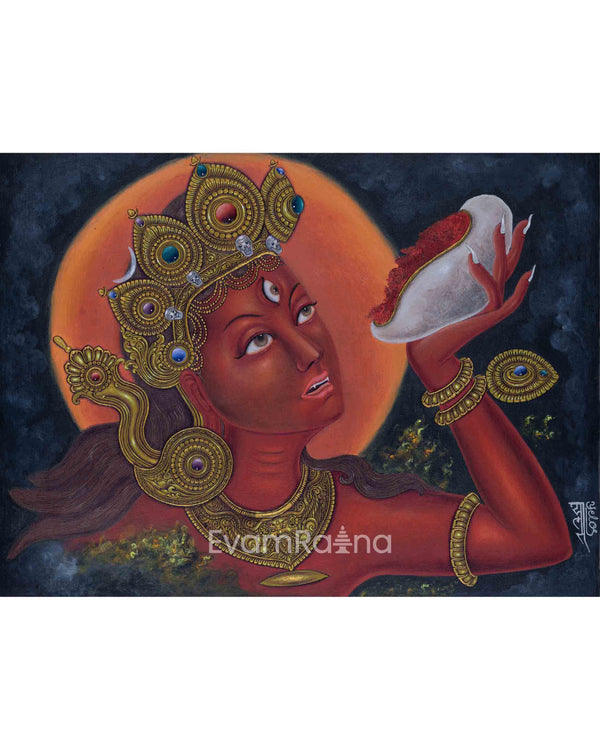 Vajrayogini Empowerment Paubha Print