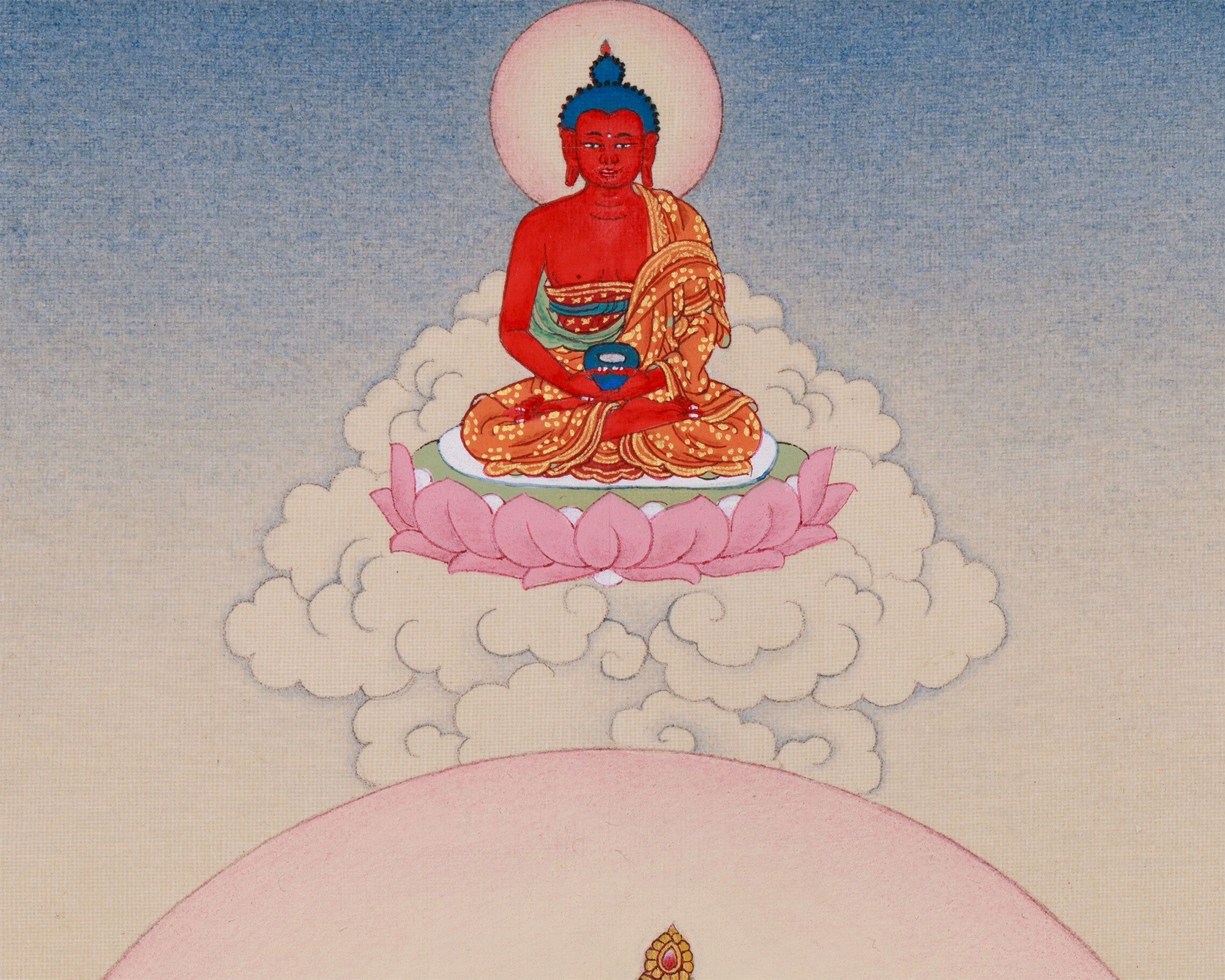 Vajrasattva with Amitabha Buddha | Purification and Compassionate Wisdom