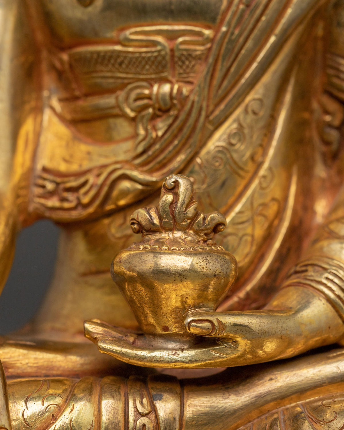 Handcrafted Three Buddha Statue Set | Spiritual Altar Decor