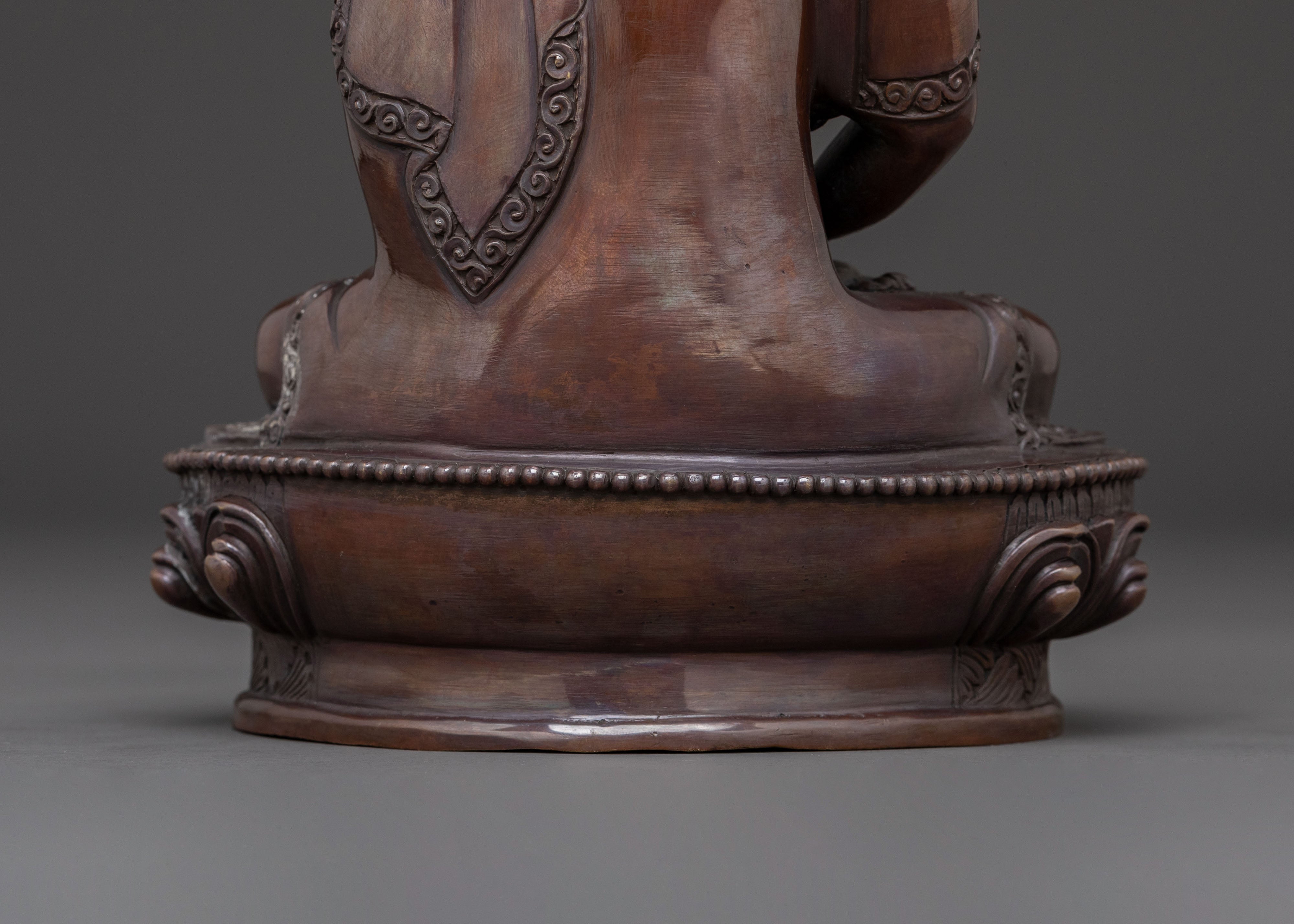 Amitabha Buddha | Serene Oxidized Copper Statue