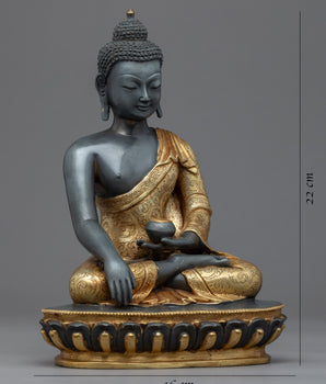 Gautam Buddha Siddhartha Statue | 24K Gold Hand Carved Statue