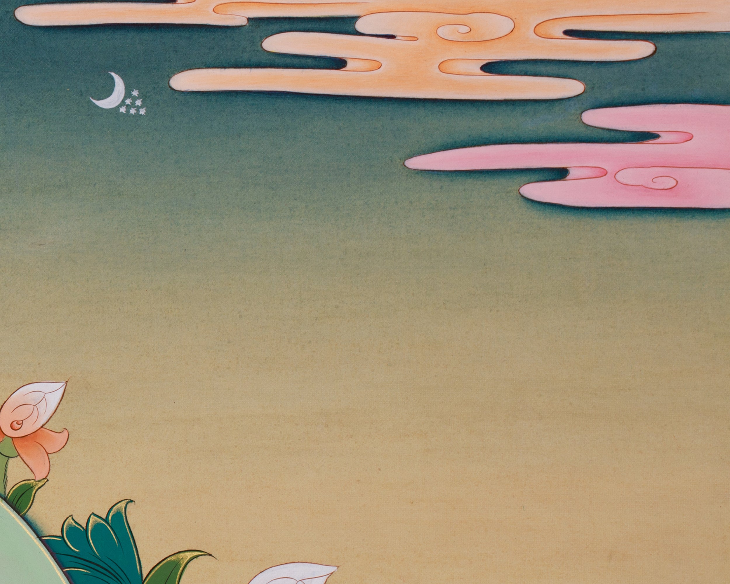 Vajrasattva Purification Deity Art | Tibetan Protector | Buddhist Artwork