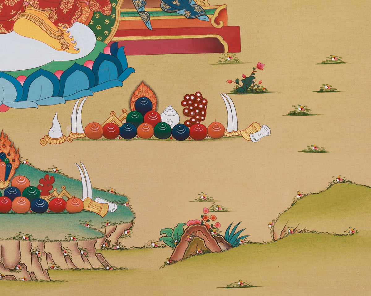 Maitreya Buddha Himalayan Art | Future Buddha | Loving Kindness, and Enlightenment Deity